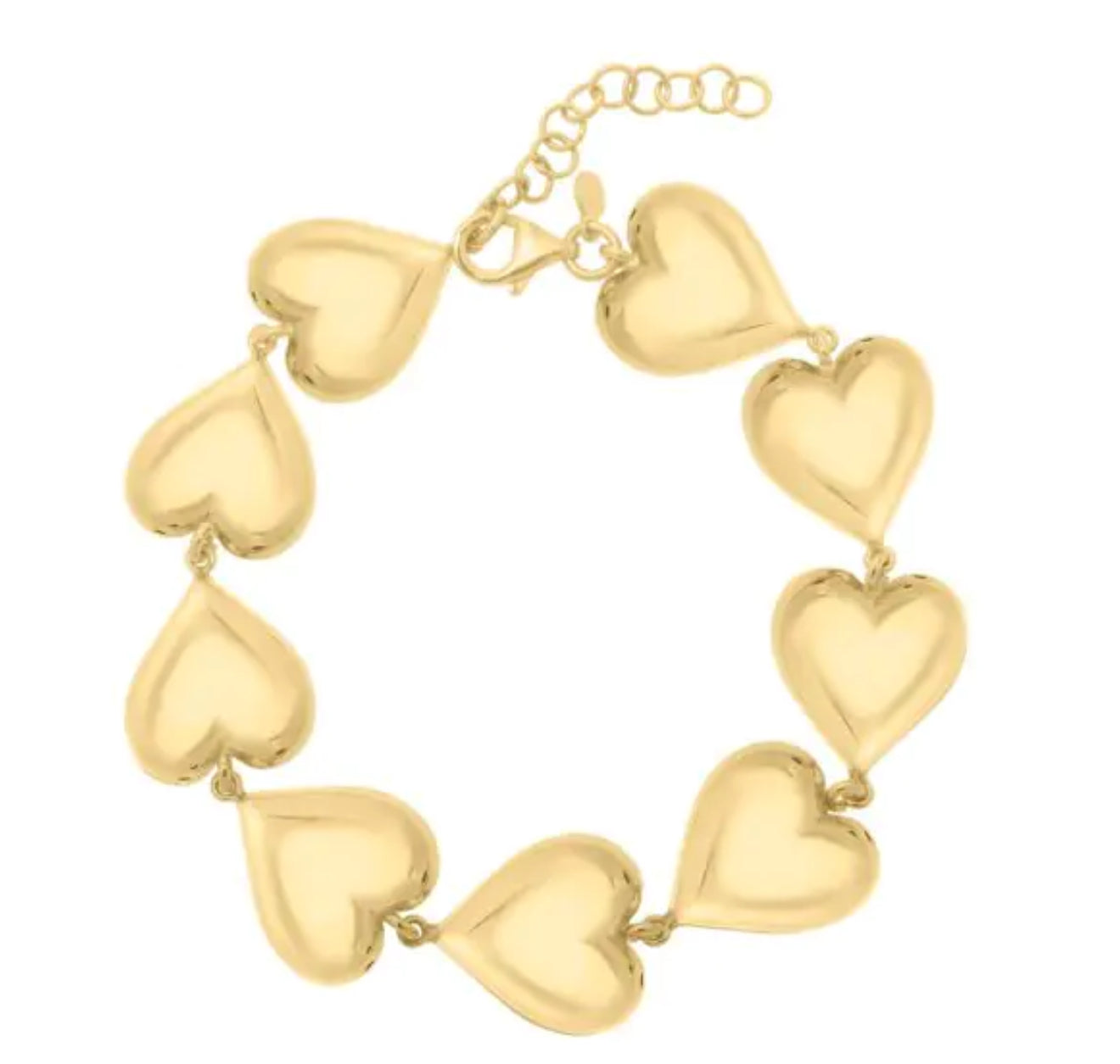 Puff Heart Bracelet