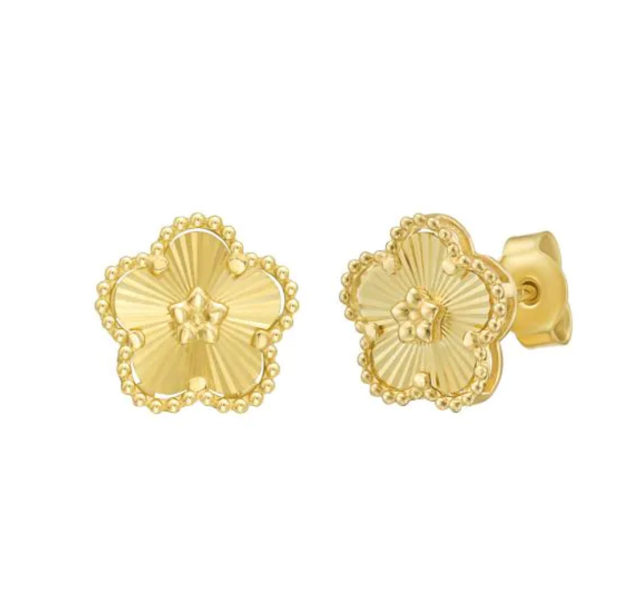 Daisy Gold Studs