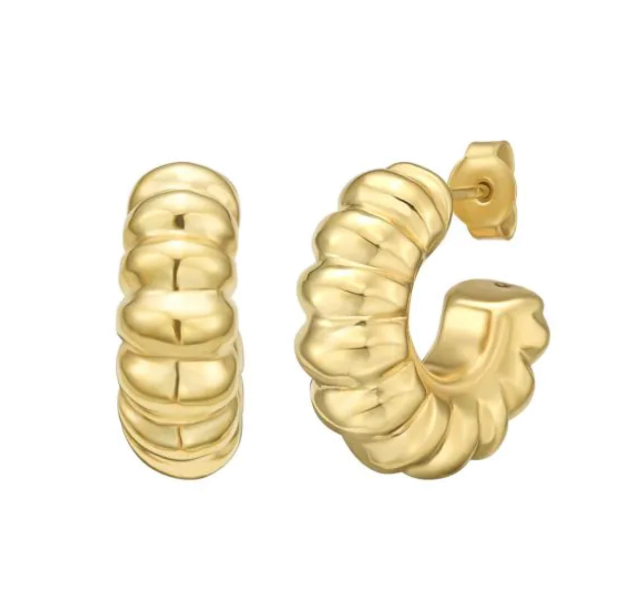 Ribbed Puff Hoop