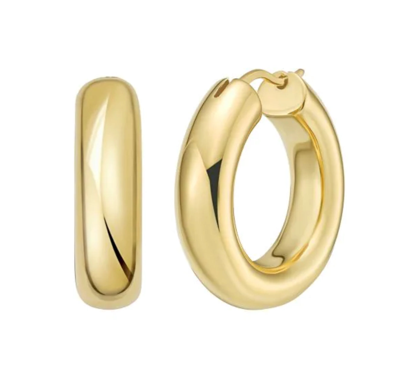 Gold Classic Hoop