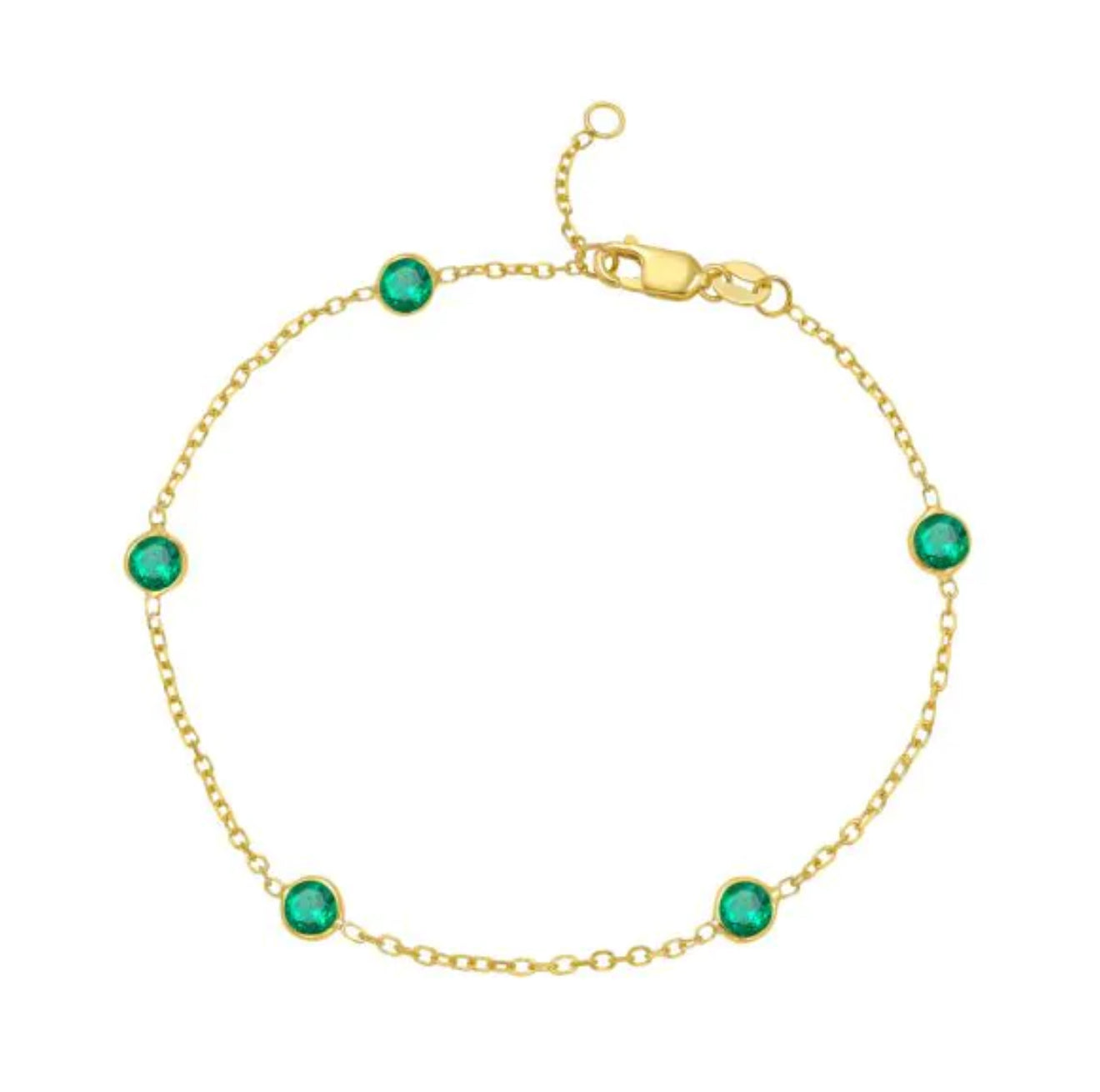 Emerald Station Bracelet