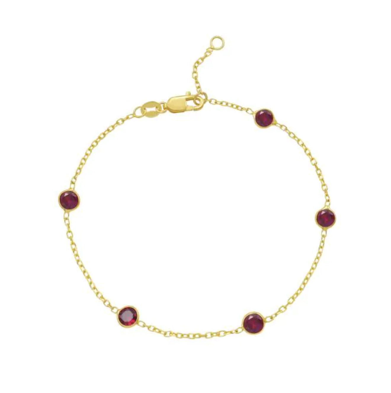 Ruby Station Bracelet
