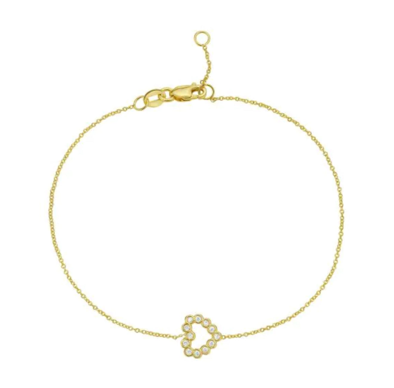 Diamond Heart Bracelet