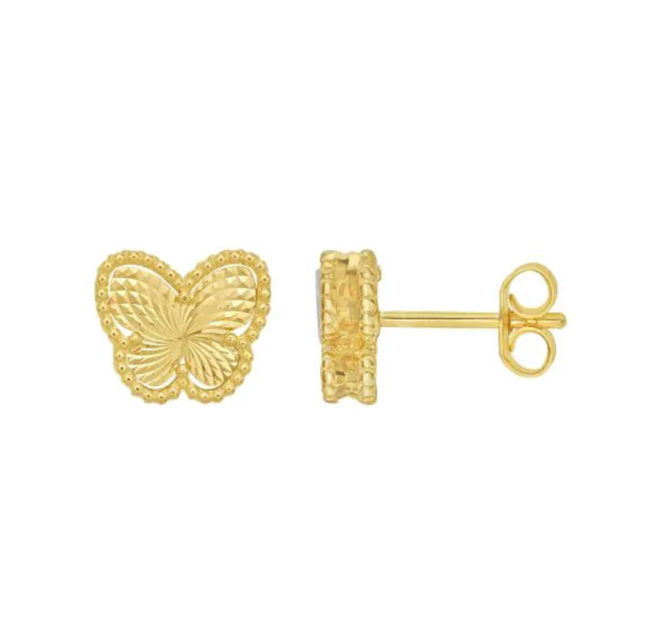 Butterfly Studs Gold