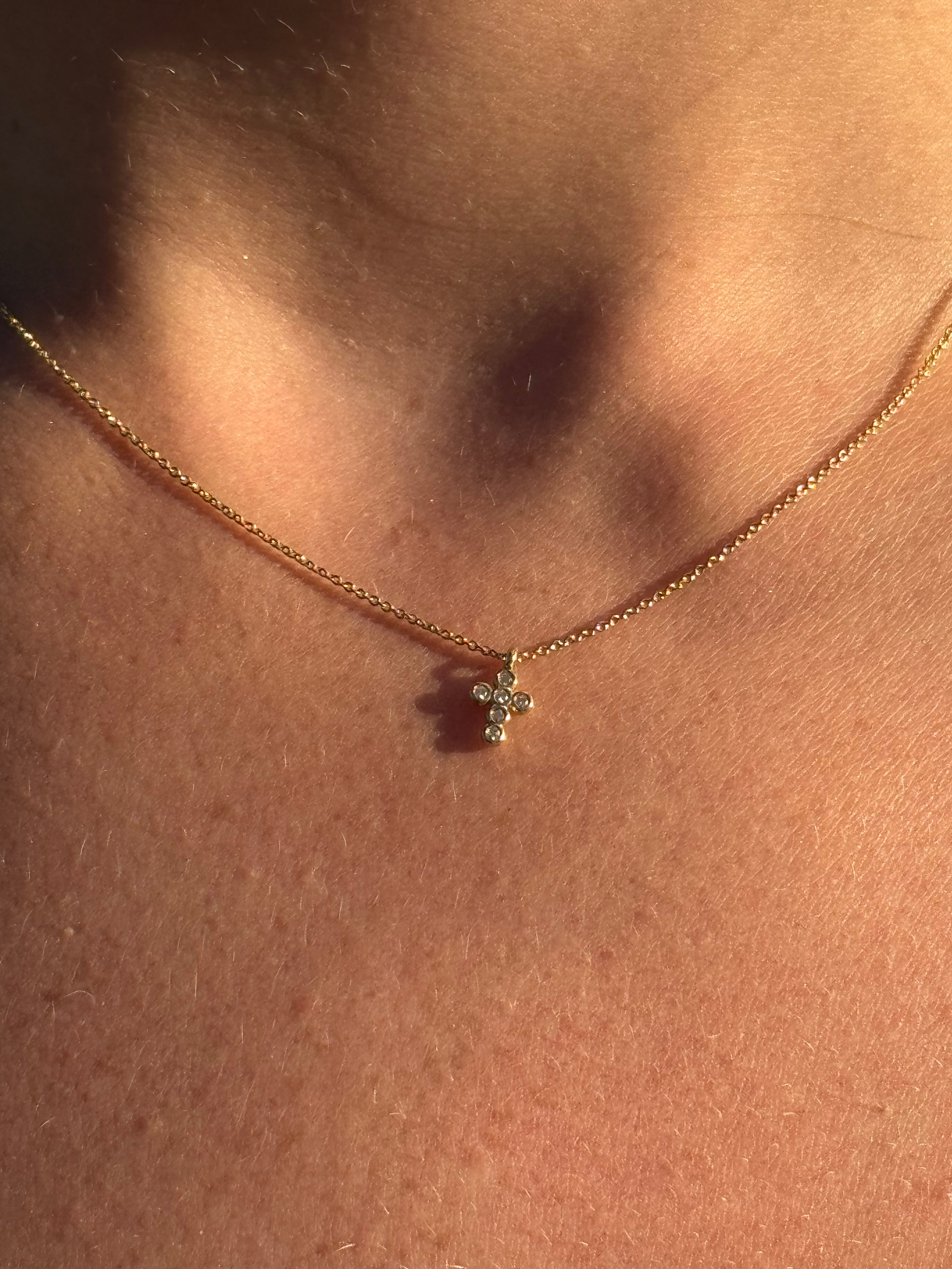 Diamond Cross Necklace